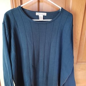 Dress Barn dark green sweater